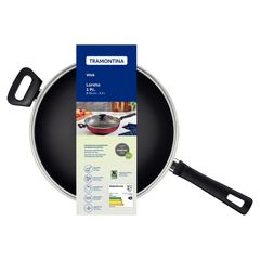 Panela Wok Tramontina Loreto 28cm Grafite