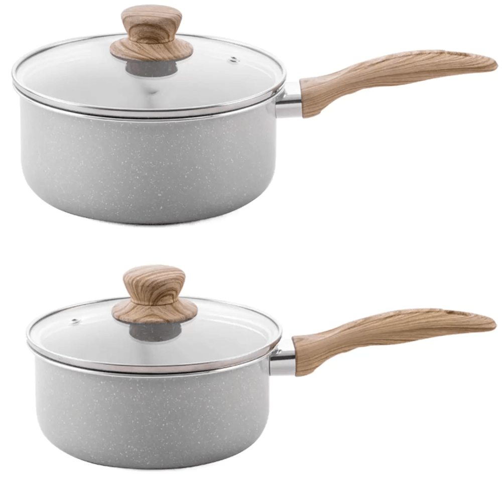 Conjunto de Panelas Brinox Ceramic Life Easy 5 peças Gris