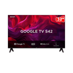 Smart tv 32" hd SEMP 32s42 google tv , bluetooth , hdr10