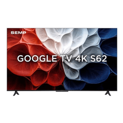 Smart tv 55" 4k uhd semp 55s62 wifi, bluetooth integrado, google assistente, hdr10+comando de voz