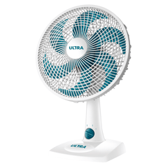 Ventilador de Mesa Ultra 30cm V-30B-P 6 Pás 3 Velocidades Branco/Azul 220V